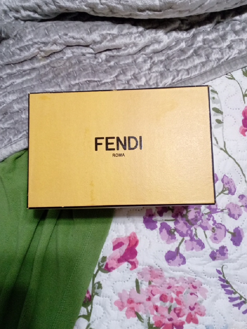 Fendi Yellow Box with Black Logo